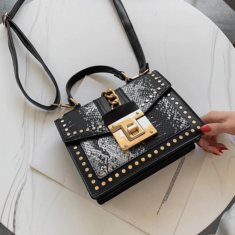 Petit Sac à Main Vintage Argent - Louise Vintage