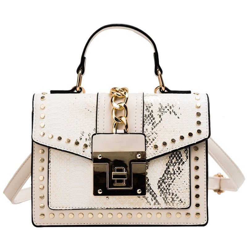 Petit Sac à Main Vintage Beige - Louise Vintage