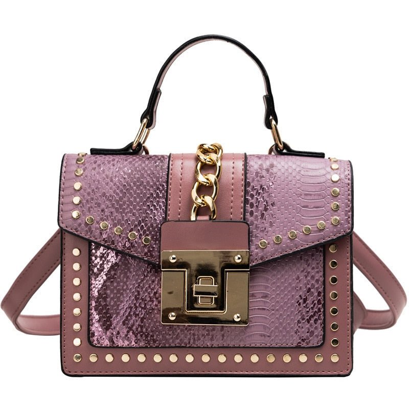 Petit Sac à Main Vintage Violet - Louise Vintage
