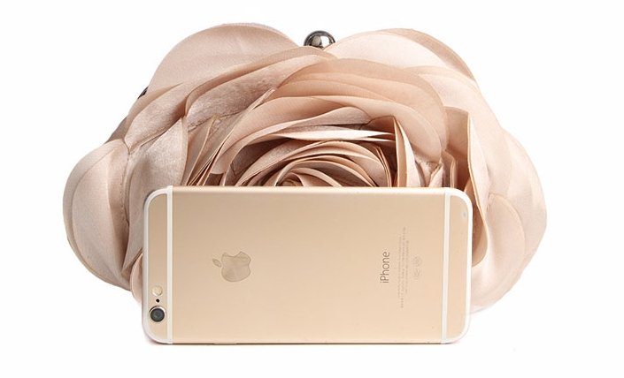 Petit Sac Vintage Fleur Beige - Louise Vintage