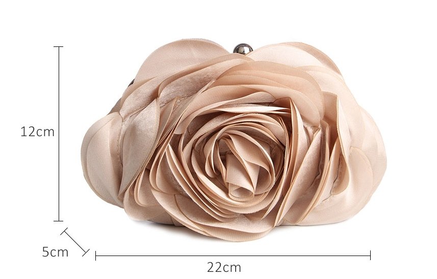 Petit Sac Vintage Fleur Beige - Louise Vintage