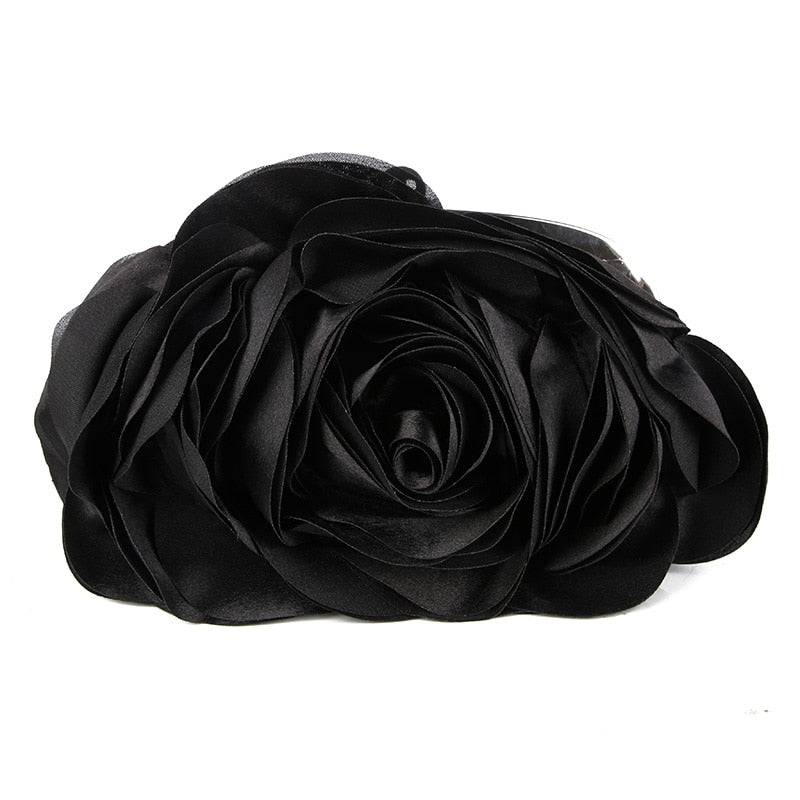 Petit Sac Vintage Fleur Noir - Louise Vintage