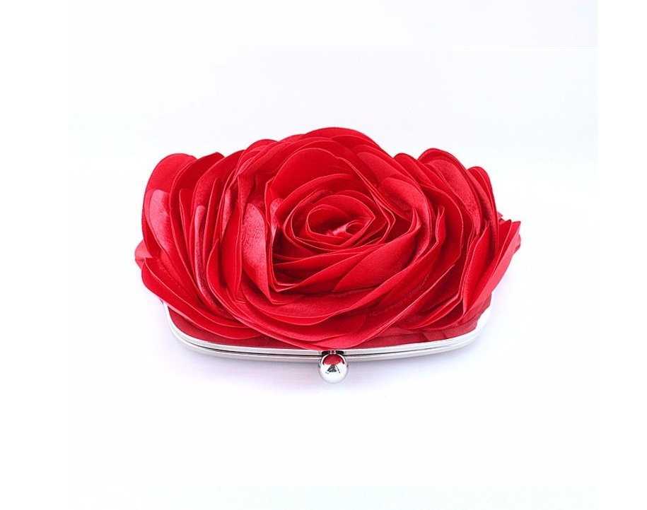 Petit Sac Vintage Fleur Rouge - Louise Vintage