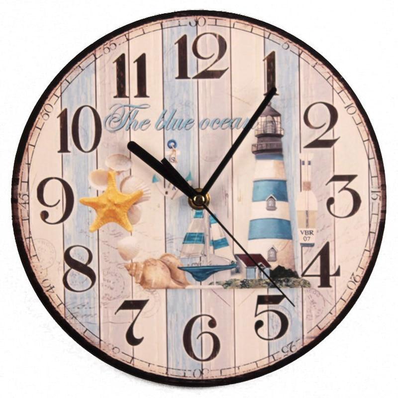 Petite Horloge Murale Vintage Phare - Louise Vintage