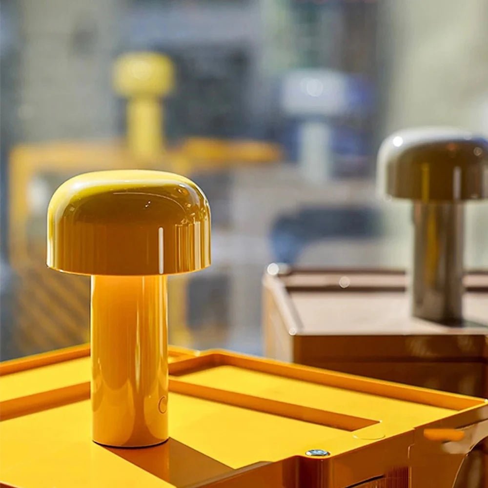 Petite Lampe de Chevet Vintage Jaune - Louise Vintage