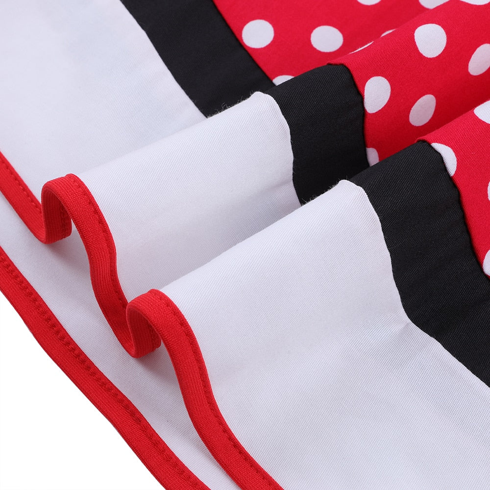 Robe Vintage<br> Grande Taille V Rouges - Louise Vintage