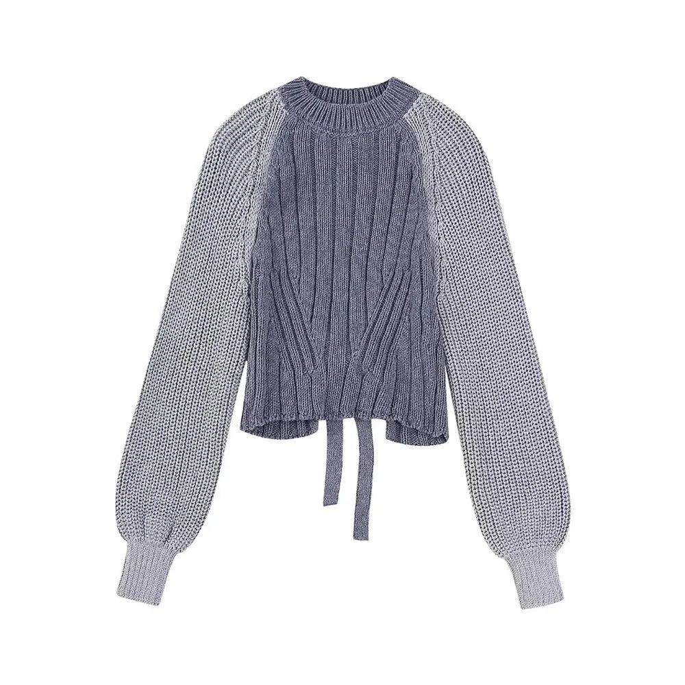 Pull Années 70 Gris - Louise Vintage