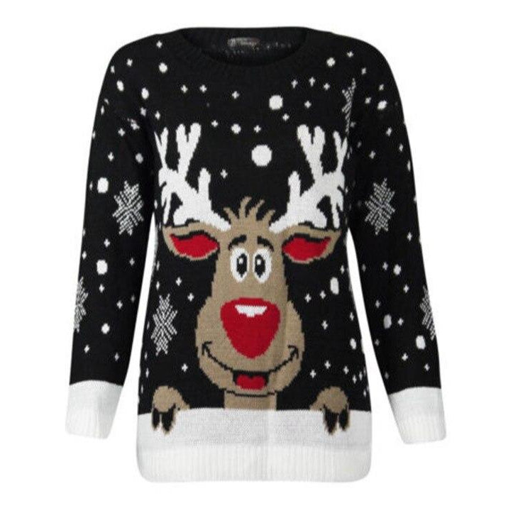 Pull de Noel Vintage Noir - Louise Vintage