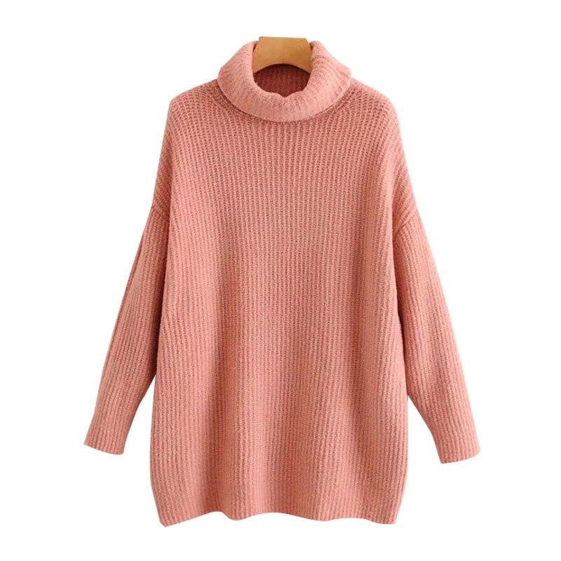 Pull Oversize AROMA En Mohair Rose Pâle - Taille 36/38/40/42 - Style Rock Vintage