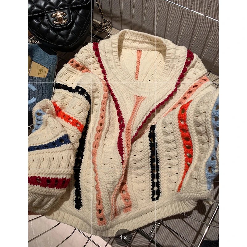 Pull Rayé Vintage - Louise Vintage