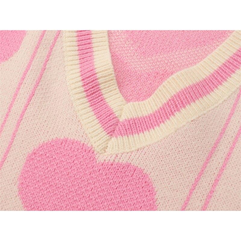 Pull Sans Manche Jacquard Vintage - Louise Vintage