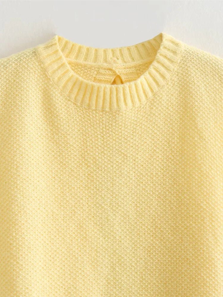 Pull Sans Manche Vintage Jaune - Louise Vintage