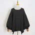 Pull Vintage Manches Lanterne Noir - Louise Vintage
