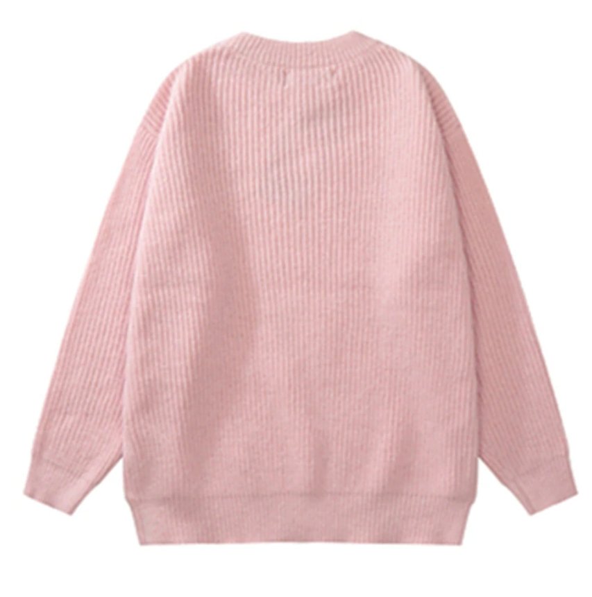 Pull Vintage Motifs Coeurs - Louise Vintage