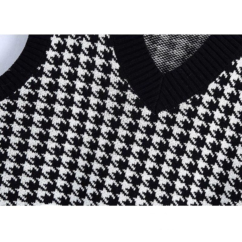 Pull Vintage Petits Carreaux - Louise Vintage
