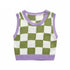 Pull Vintage Vert et Violet - Louise Vintage