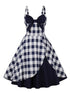 Robe à Carreaux Style Année 50 - Louise Vintage