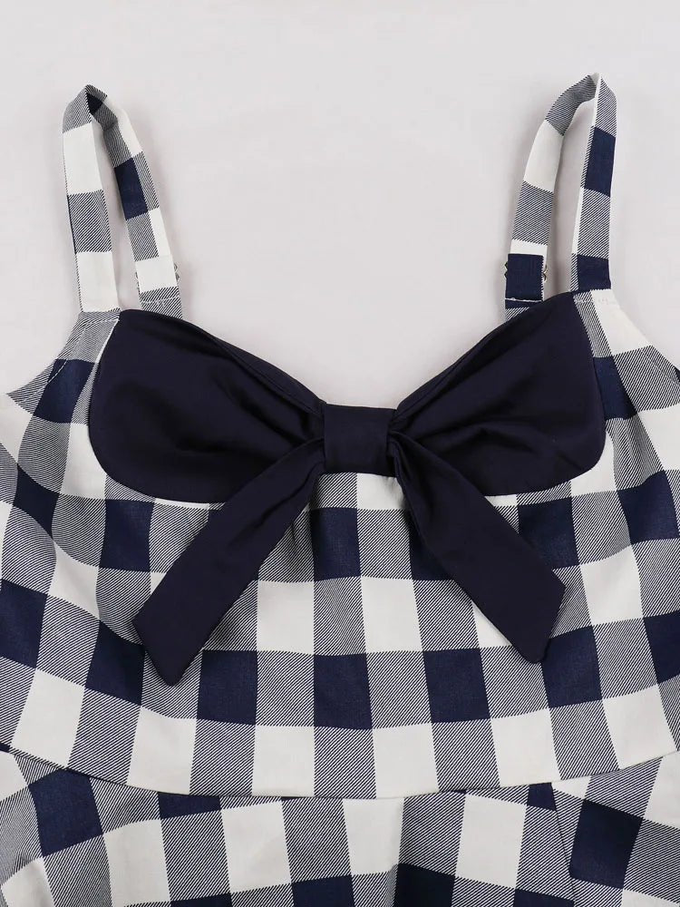 Robe à Carreaux Style Année 50 - Louise Vintage