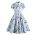 Robe à Col Années 50 - Louise Vintage