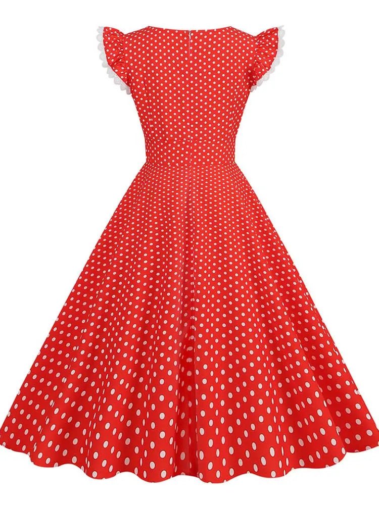 Robe à Petits Pois Vintage - Louise Vintage