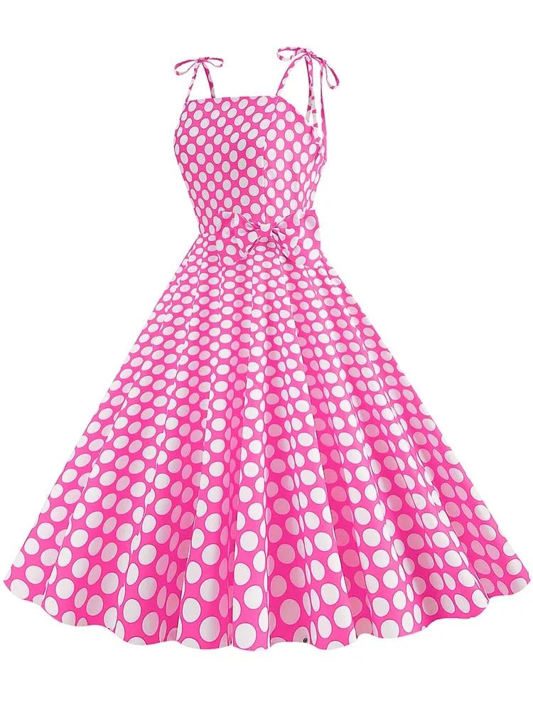 Robe à Pois Année 50 pas Cher - Louise Vintage