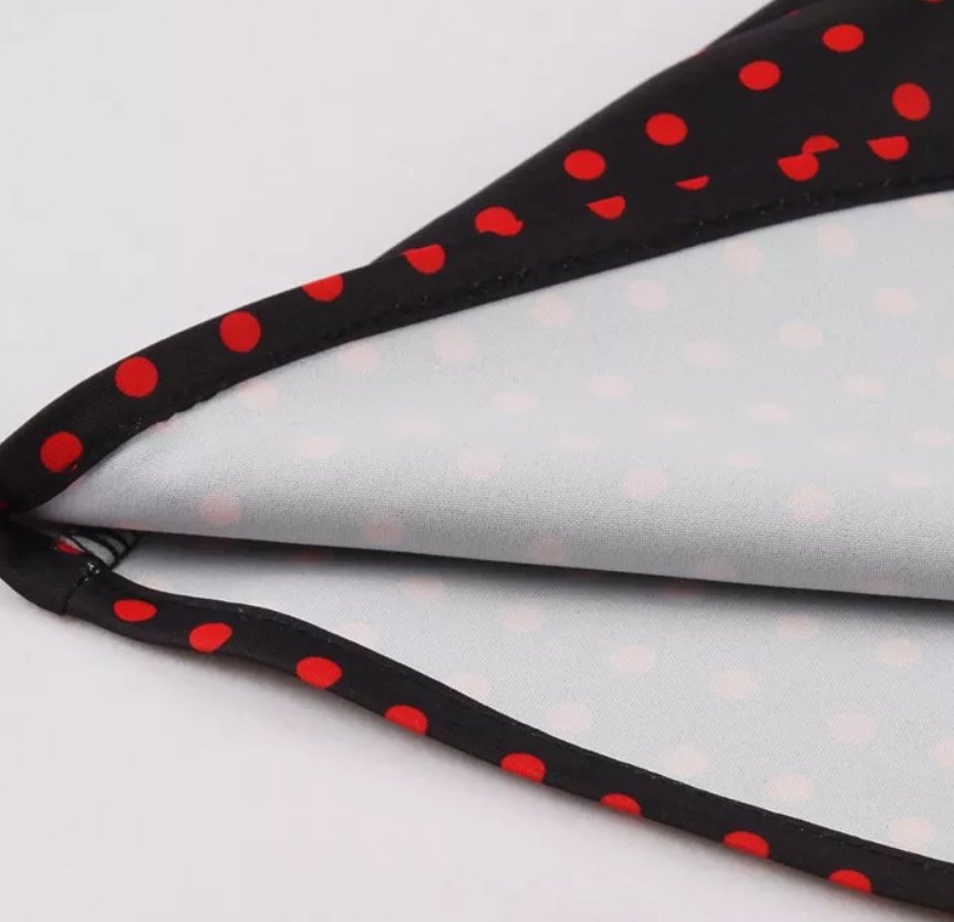 Robe Américaine Année 50 Noire - Louise Vintage