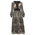 Robe Année 30 40 Noir - Louise Vintage