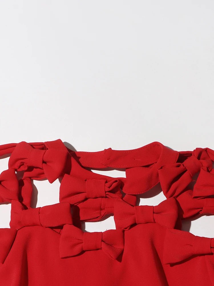 Robe Année 40 45 Rouge - Louise Vintage