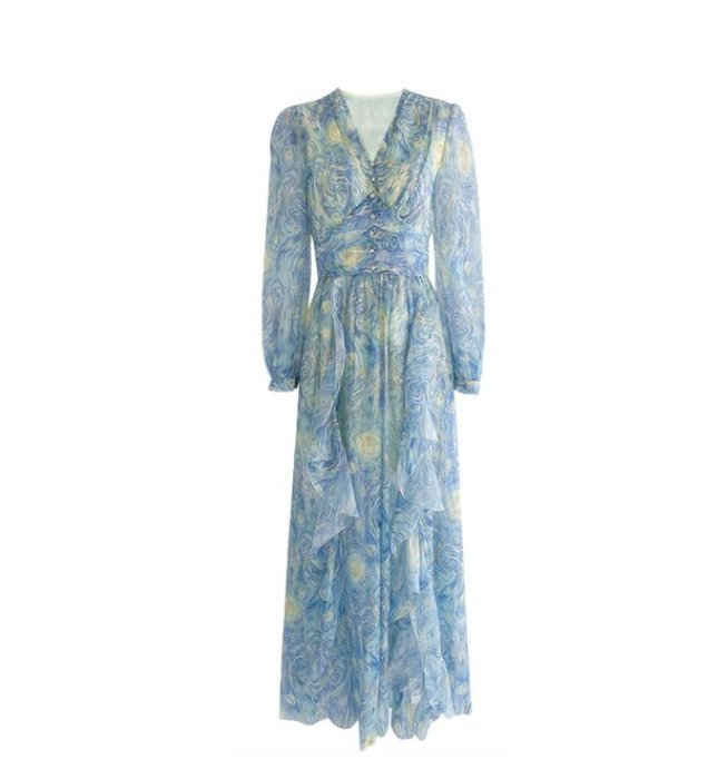 Robe Année 40 Mariage Bleu Ciel - Louise Vintage