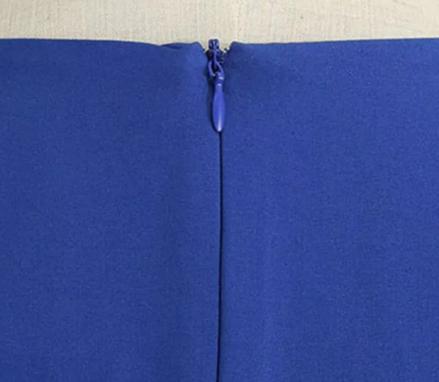 Robe Année 50 Bleu - Louise Vintage