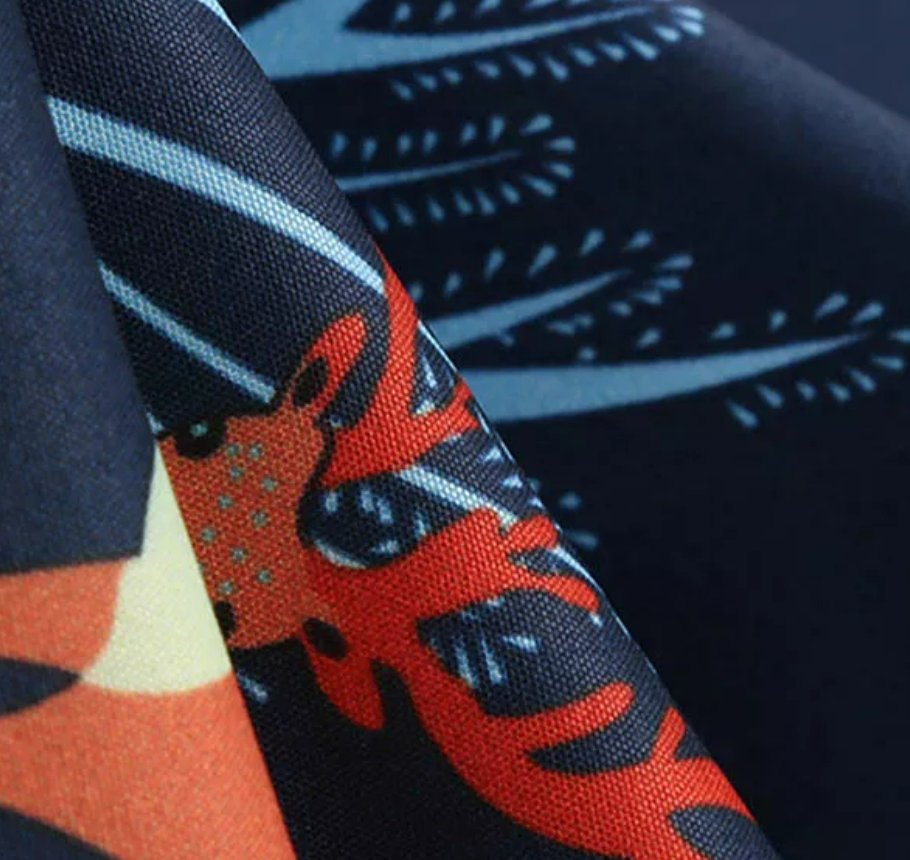 Robe Année 50 Bleu Marine Florale - Louise Vintage