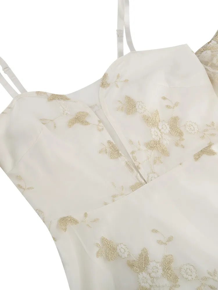 Robe Année 50 Bretelle Epaule Denudée - Louise Vintage