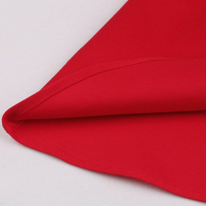 Robe Année 50 Cache Coeur Rouge - Louise Vintage