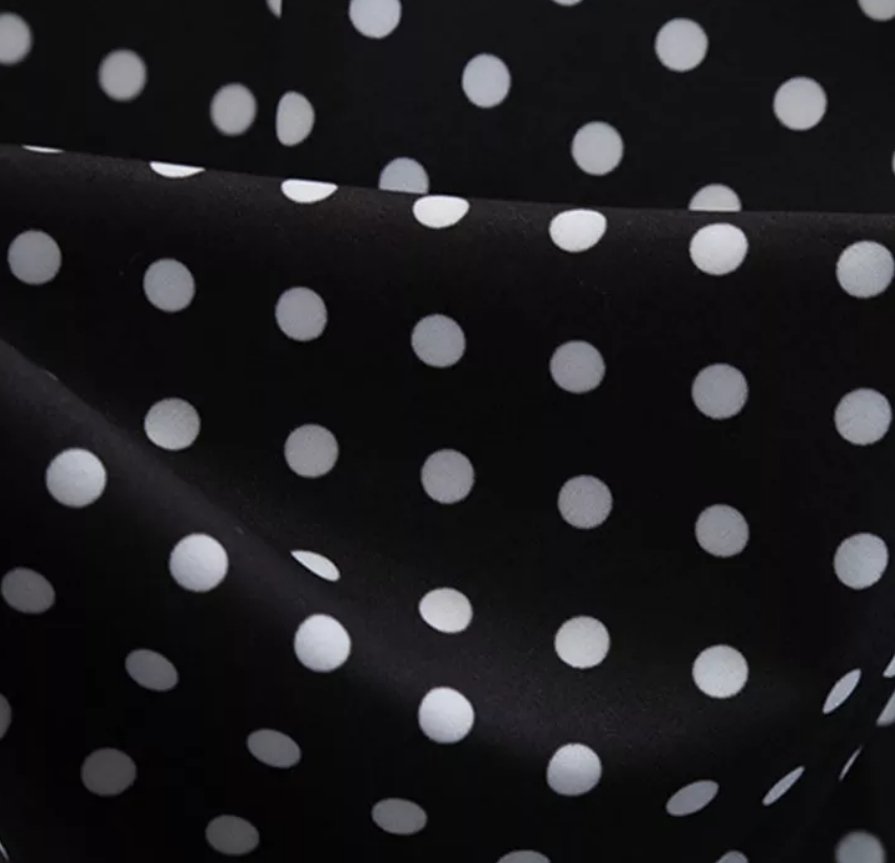 Robe Année 50 Noir Pin Up - Louise Vintage