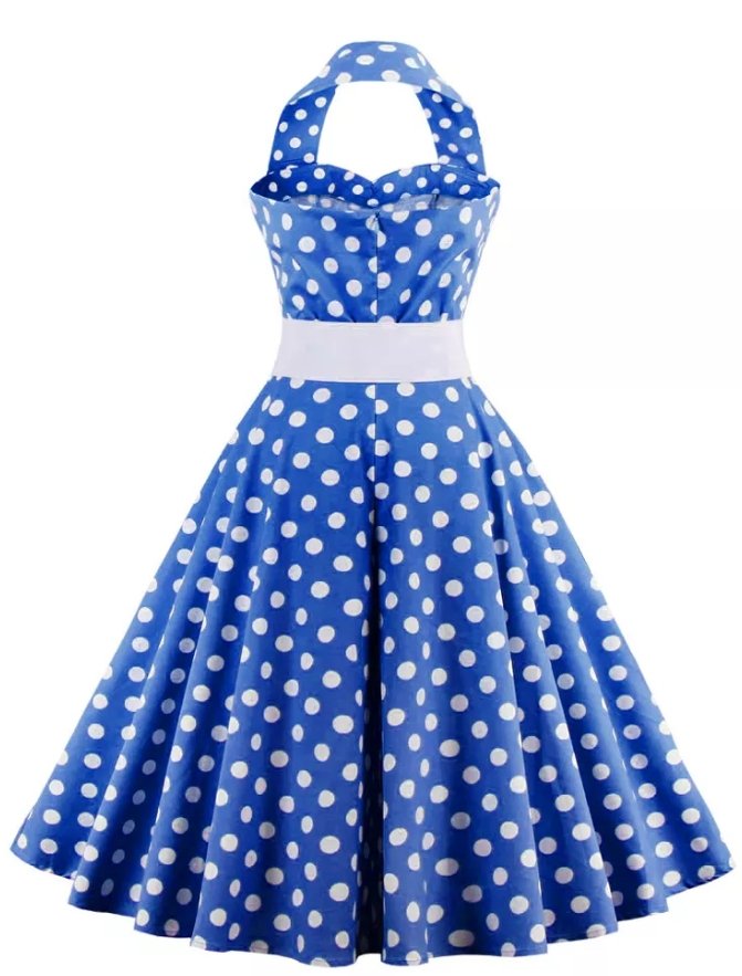 Robe Année 50 Pin Up pas Cher Délicate - Louise Vintage