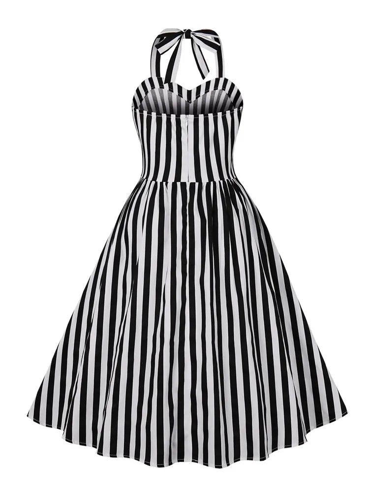 Robe Année 50 Rayée - Louise Vintage