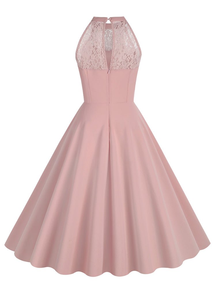 Robe Année 50 Rose - Louise Vintage