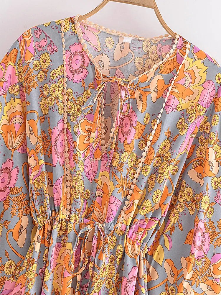 Robe Année 60 70 Couleurs - Louise Vintage