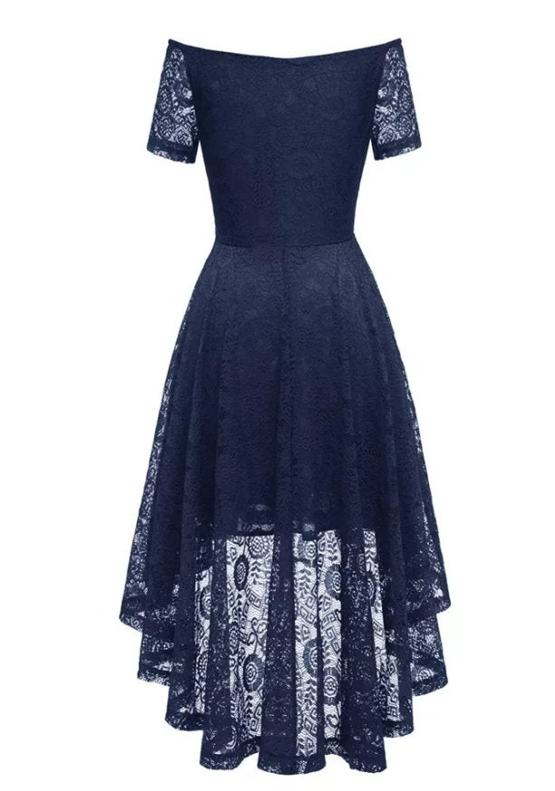 Robe Année 60 Soirée Marine - Louise Vintage