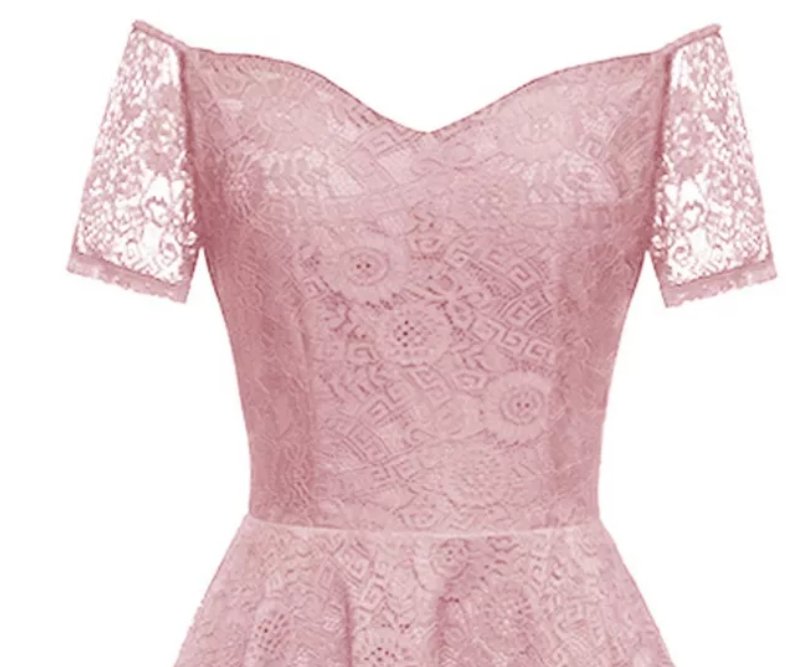 Robe Année 60 Soirée Rose - Louise Vintage