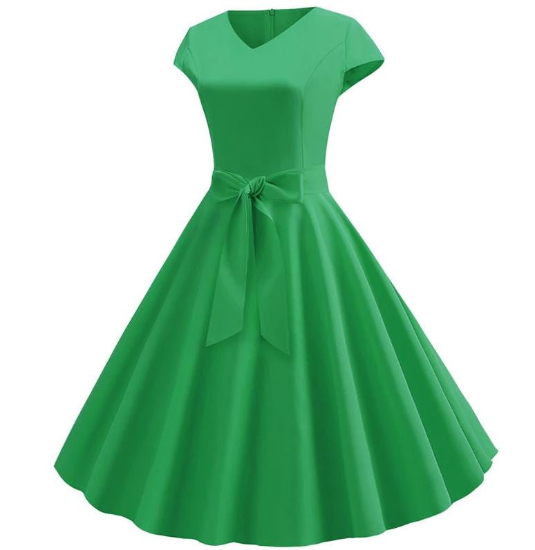 Robe Année 60 Vintage Verte - Louise Vintage