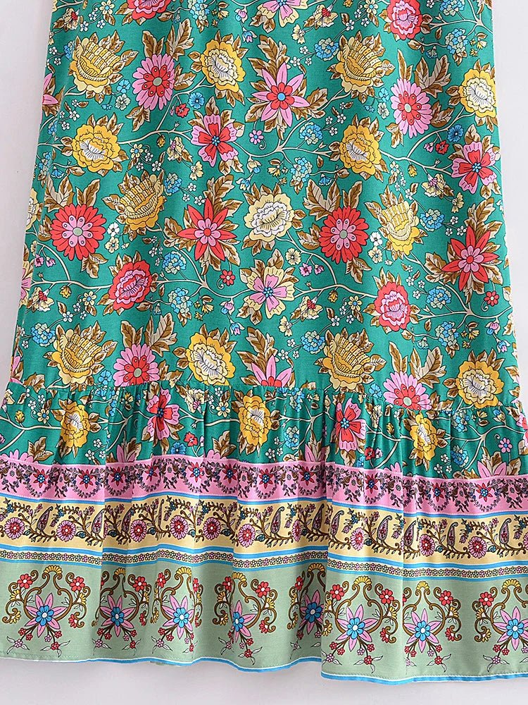 Robe Année 70 Chic Arc en Ciel - Louise Vintage