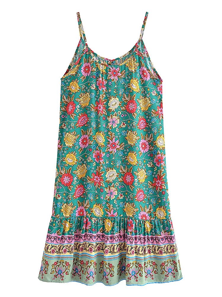 Robe Année 70 Chic Arc en Ciel - Louise Vintage