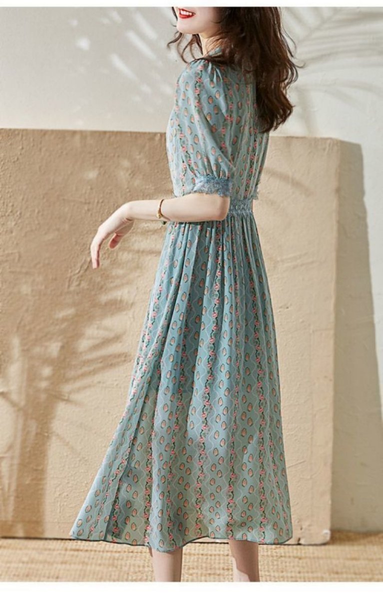 Robe Année 70 de Soirée Grande Taille - Louise Vintage