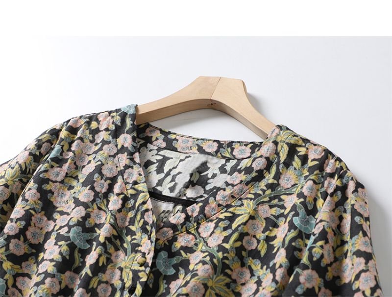Robe Année 70 Hippie Longue - Louise Vintage