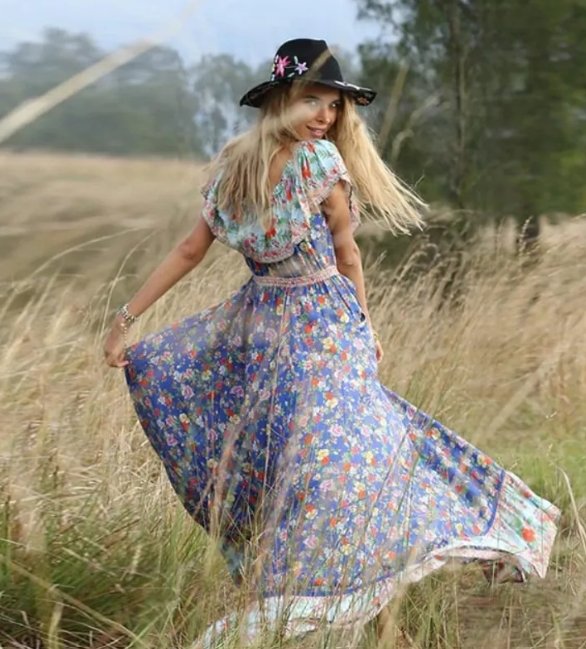 Robe Année Seventies - Louise Vintage