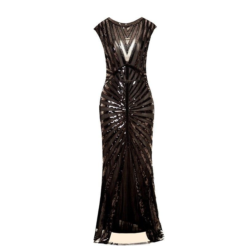 Robe Années 20 Noir - Louise Vintage