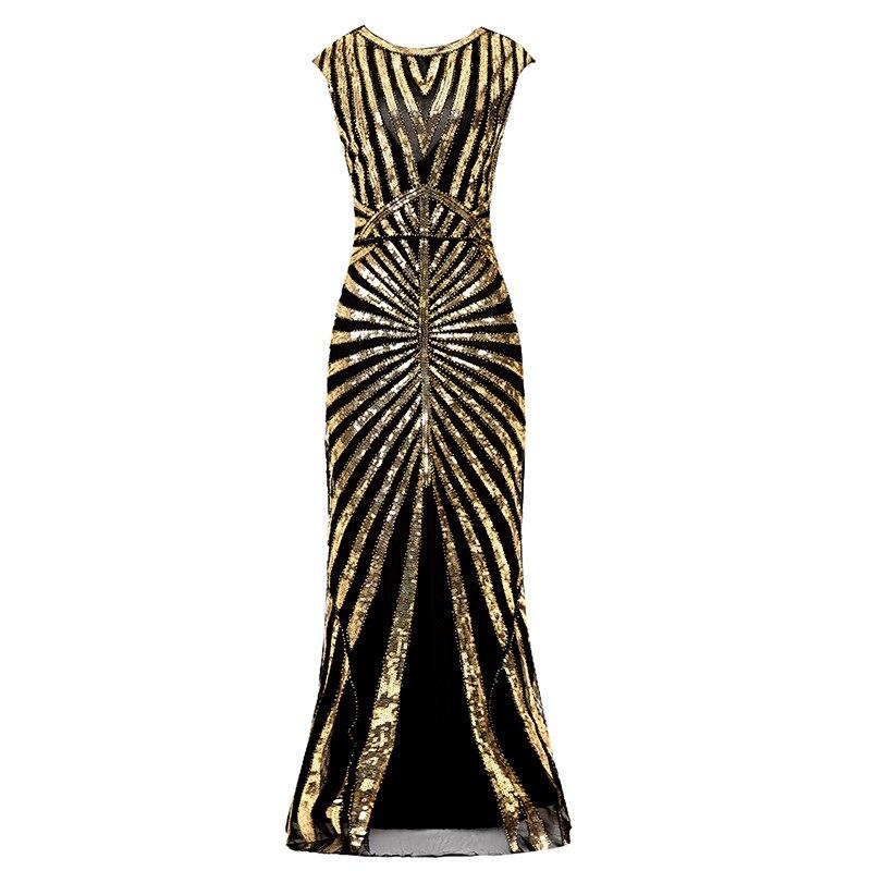 Robe Années 20 Or - Louise Vintage