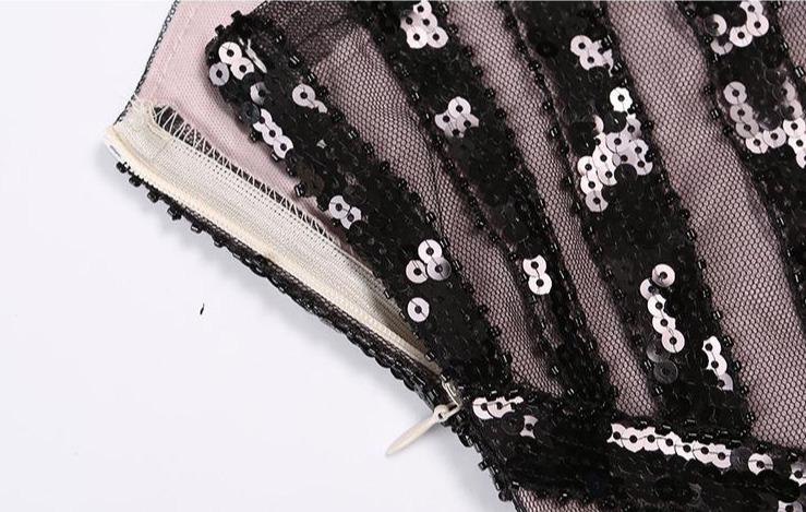 Robe Années 20 vert - Louise Vintage