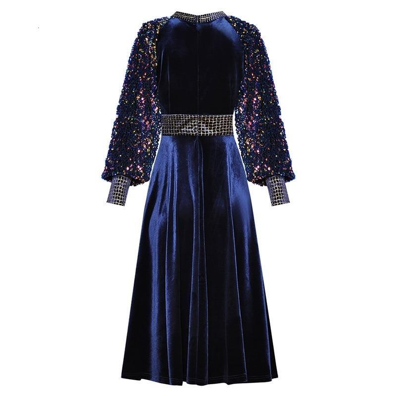 Robe Années 40 à Paillettes - Louise Vintage